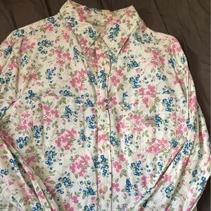Ralph Lauren denim & supply floral button down shirt